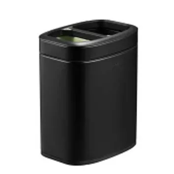 RECYCLE BIN ZWART SQUARE 10L