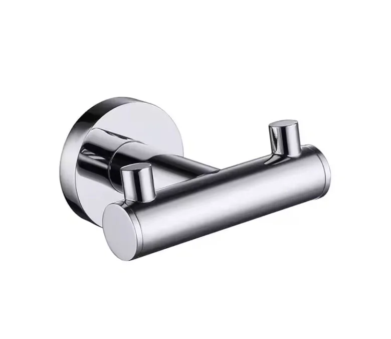 DUBBELE HAAK DELTA CHROOM WIDE