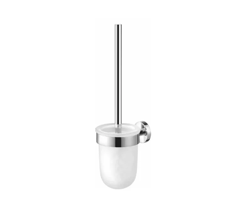 TOILETBORSTEL DELTA CHROOM INCL GLAZEN HOUDER